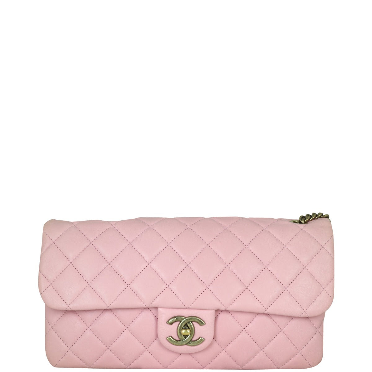 Chanel CC Crown Flap Bag Front