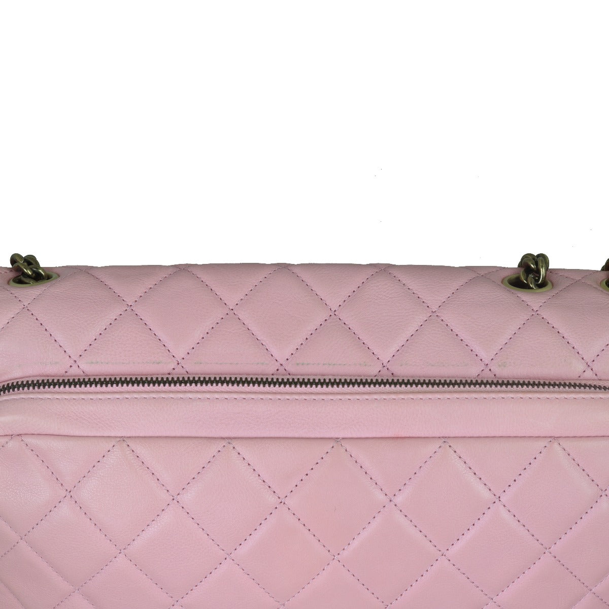 Chanel CC Crown Flap Bag wear