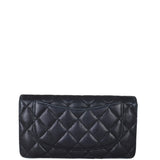 Chanel CC Yen Wallet Back