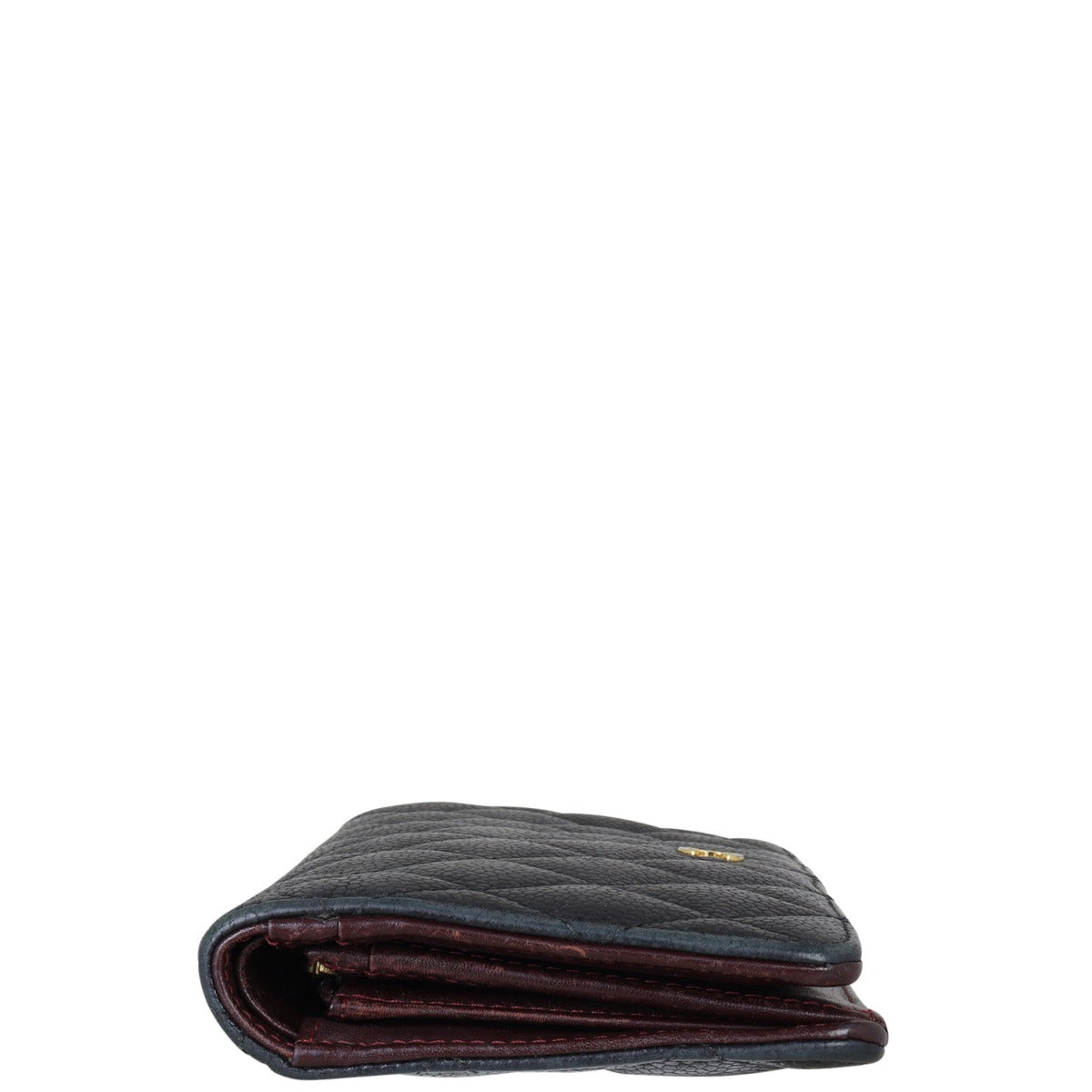 Chanel CC Yen Wallet Side