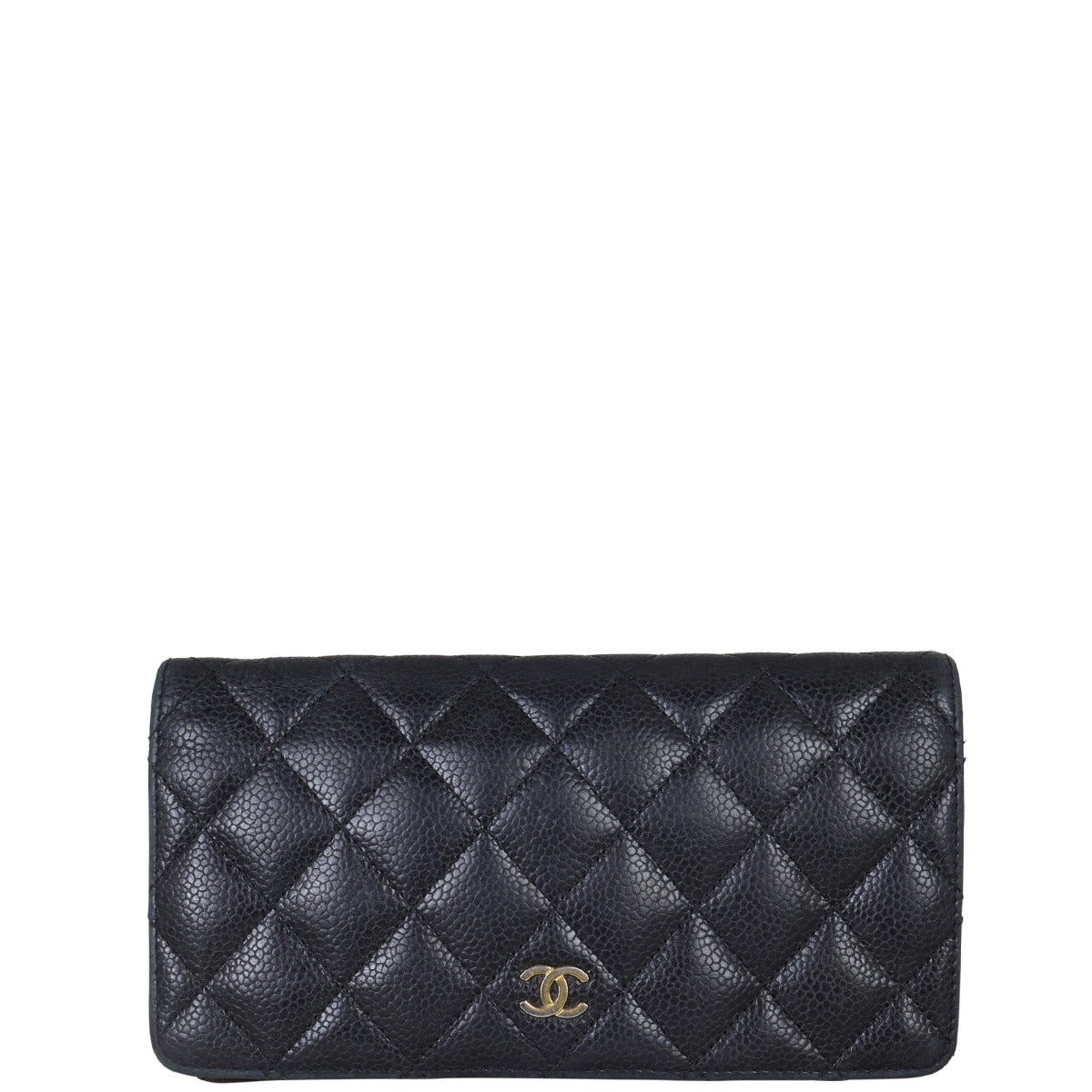 Chanel CC Yen Wallet Front