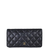 Chanel CC Yen Wallet Front