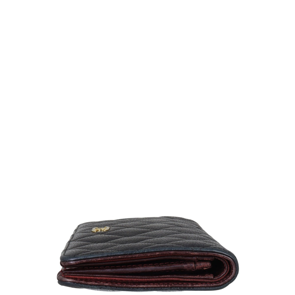 Chanel CC Yen Wallet Side