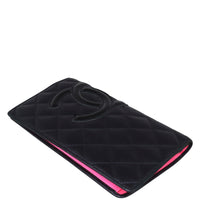 Chanel Ligne Cambon Yen Wallet Corner Distance