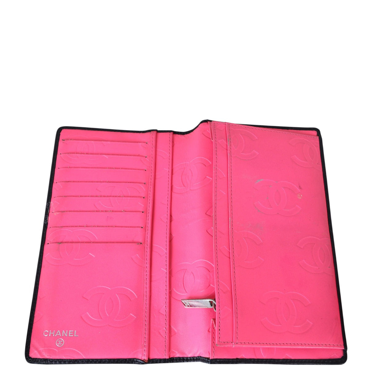 Chanel Ligne Cambon Yen Wallet Whole Interior