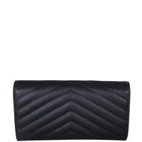 Saint Laurent Cassandre Large Flap Wallet Back