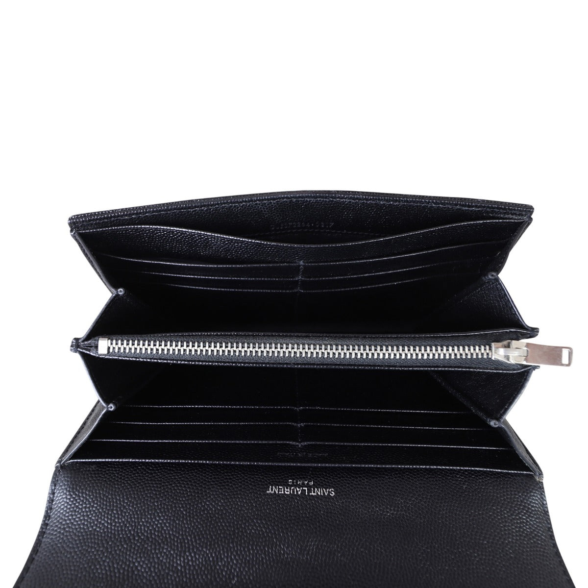 Saint Laurent Cassandre Large Flap Wallet Whole Interior