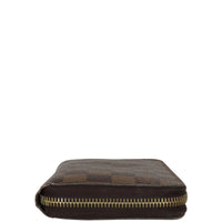 Louis Vuitton Zippy Wallet Damier Ebene Side
