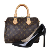 Louis Vuitton Speedy 25 Bandouliere Monogram Shoe