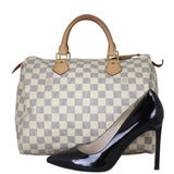 Louis Vuitton Speedy Damier Azur Shoe