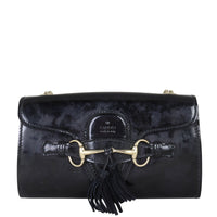 Gucci Emily Patent Mini Chain Shoulder Bag Front