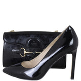 Gucci Emily Patent Mini Chain Shoulder Bag Shoe