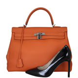 Hermes Kelly 35 Retourne Clemence Shoe