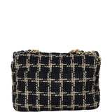 Chanel 19 Tweed Flap Bag Medium Back
