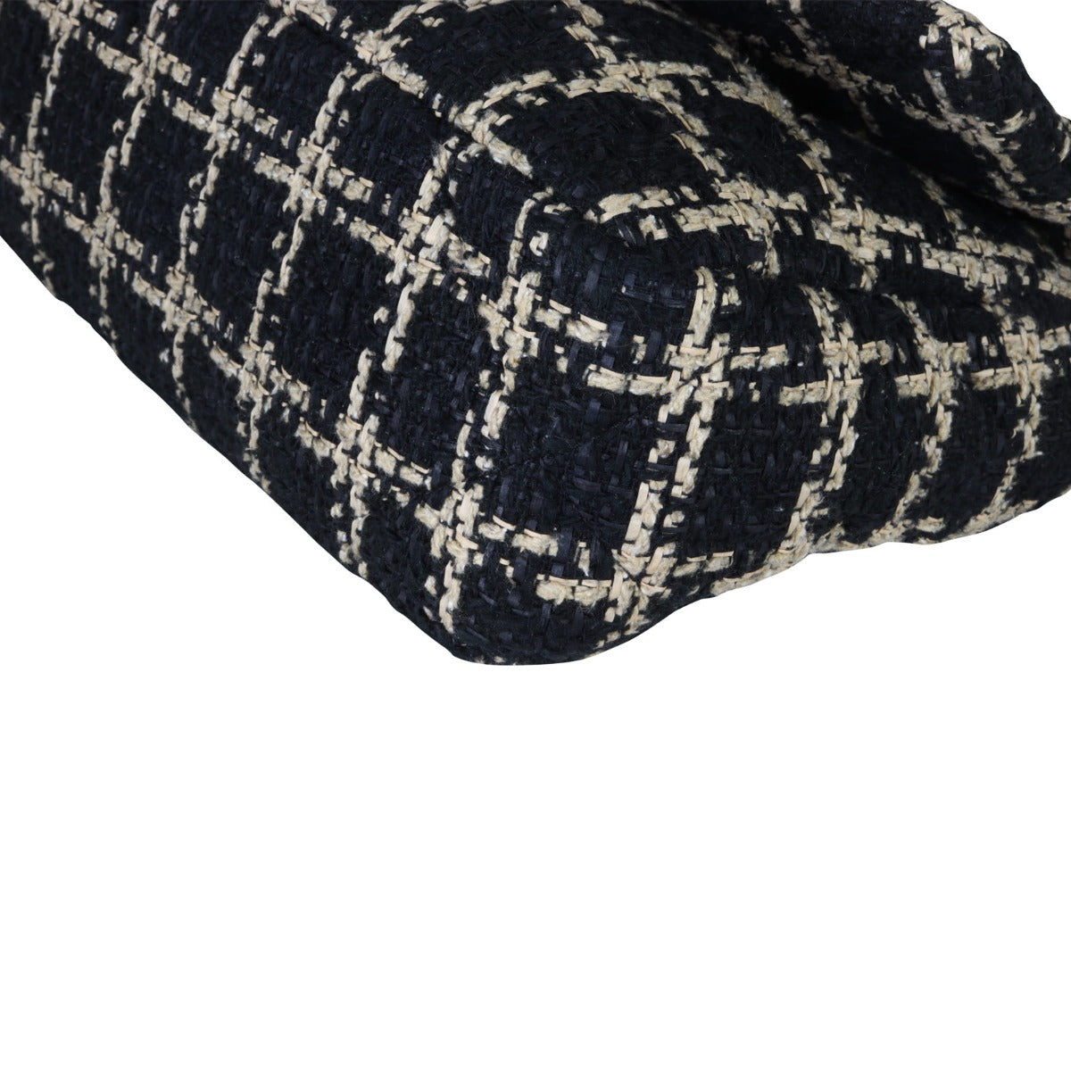 Chanel 19 Tweed Flap Bag Medium Corner Close Up