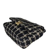 Chanel 19 Tweed Flap Bag Medium Corner Distance