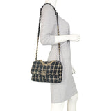 Chanel 19 Tweed Flap Bag Medium Mannequin