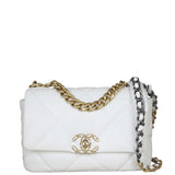 Chanel 19 Flap Bag Medium Front With Chain
