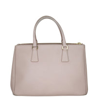Prada Saffiano Lux Galleria Double Zip Tote Medium Back