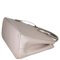 Prada Saffiano Lux Galleria Double Zip Tote Medium Corner Distance