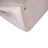 Prada Saffiano Lux Galleria Double Zip Tote Medium Corner Close Up