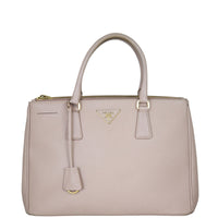Prada Saffiano Lux Galleria Double Zip Tote Medium Front