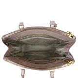 Prada Saffiano Lux Galleria Double Zip Tote Medium Whole Interior