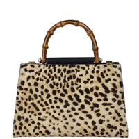 Gucci Nymphaea Top Handle Calf Hair Bag Back