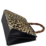 Gucci Nymphaea Top Handle Calf Hair Bag Corner Distance