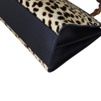 Gucci Nymphaea Top Handle Calf Hair Bag Corner Close Up