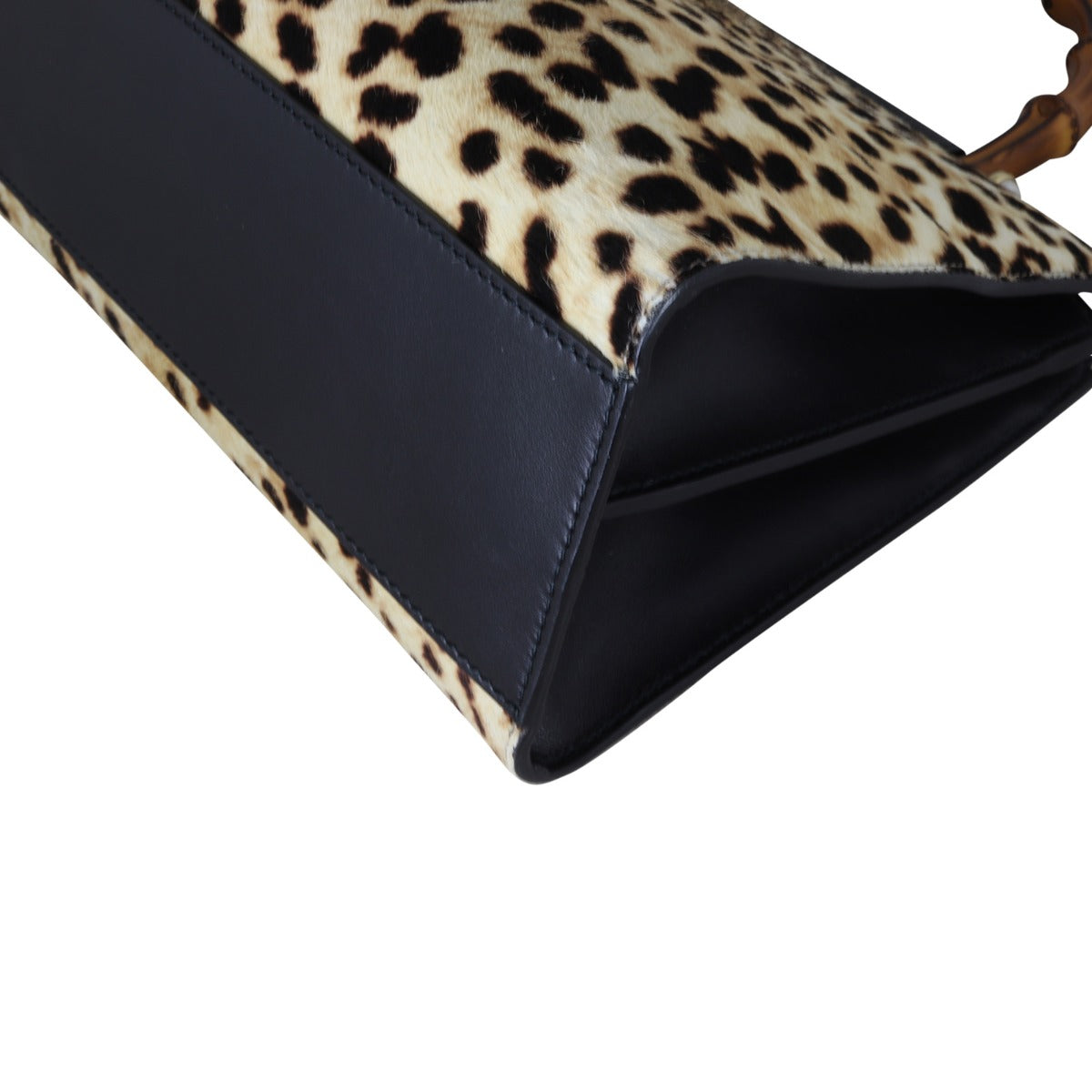 Gucci Nymphaea Top Handle Calf Hair Bag Corner Close Up