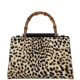 Gucci Nymphaea Top Handle Calf Hair Bag Front