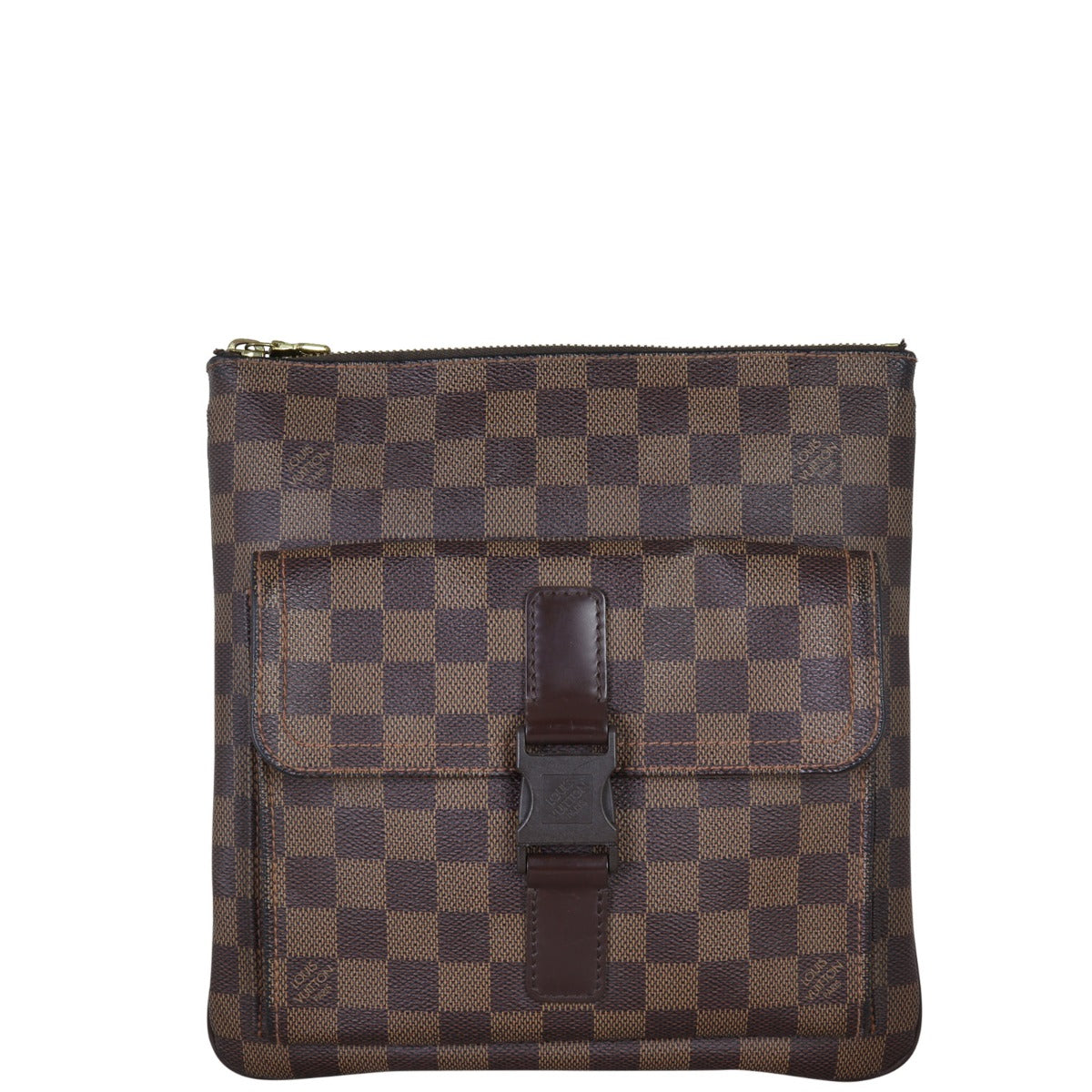 Louis Vuitton Melville Pochette Damier Ebene Front