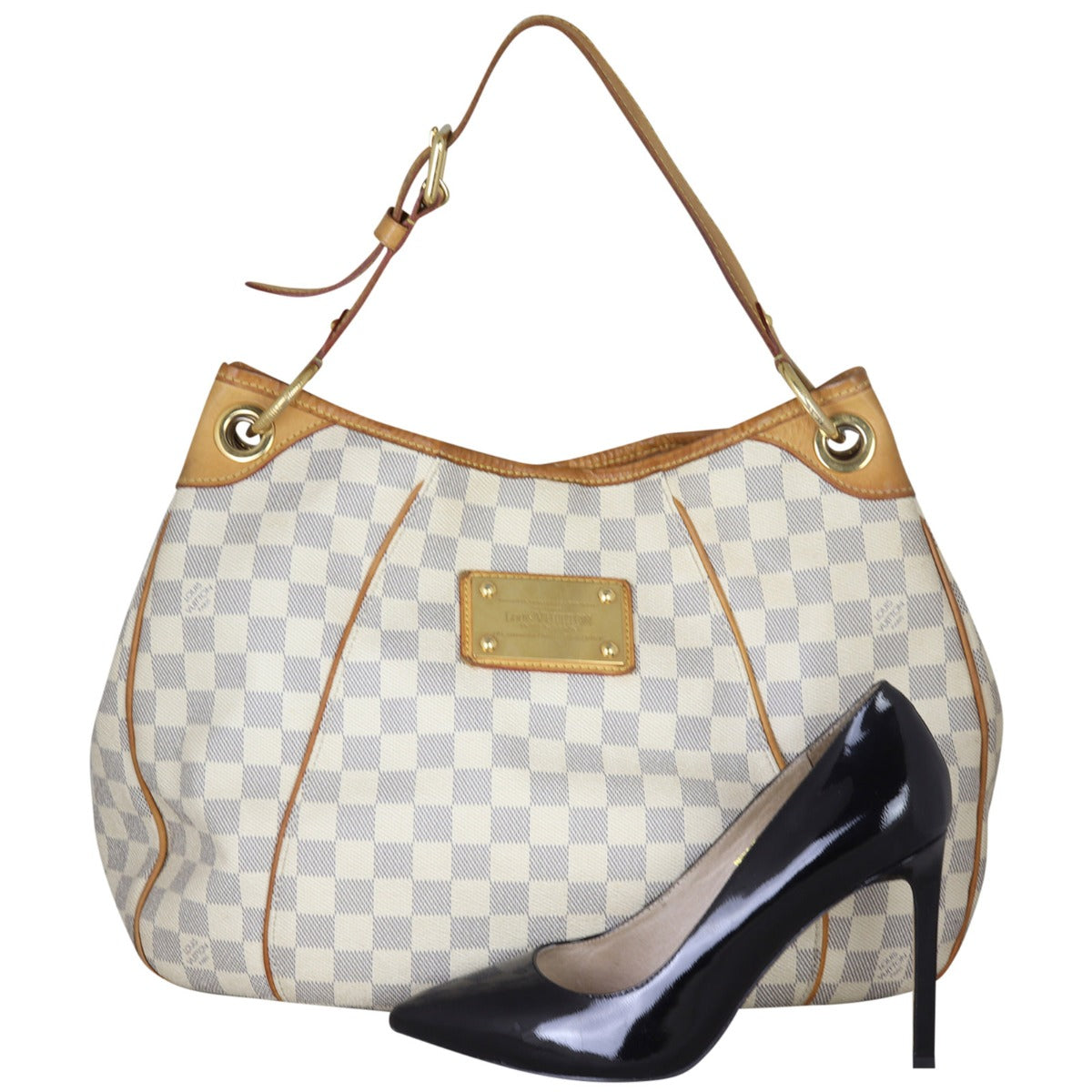 Louis Vuitton Galliera PM Damier Azur Shoe