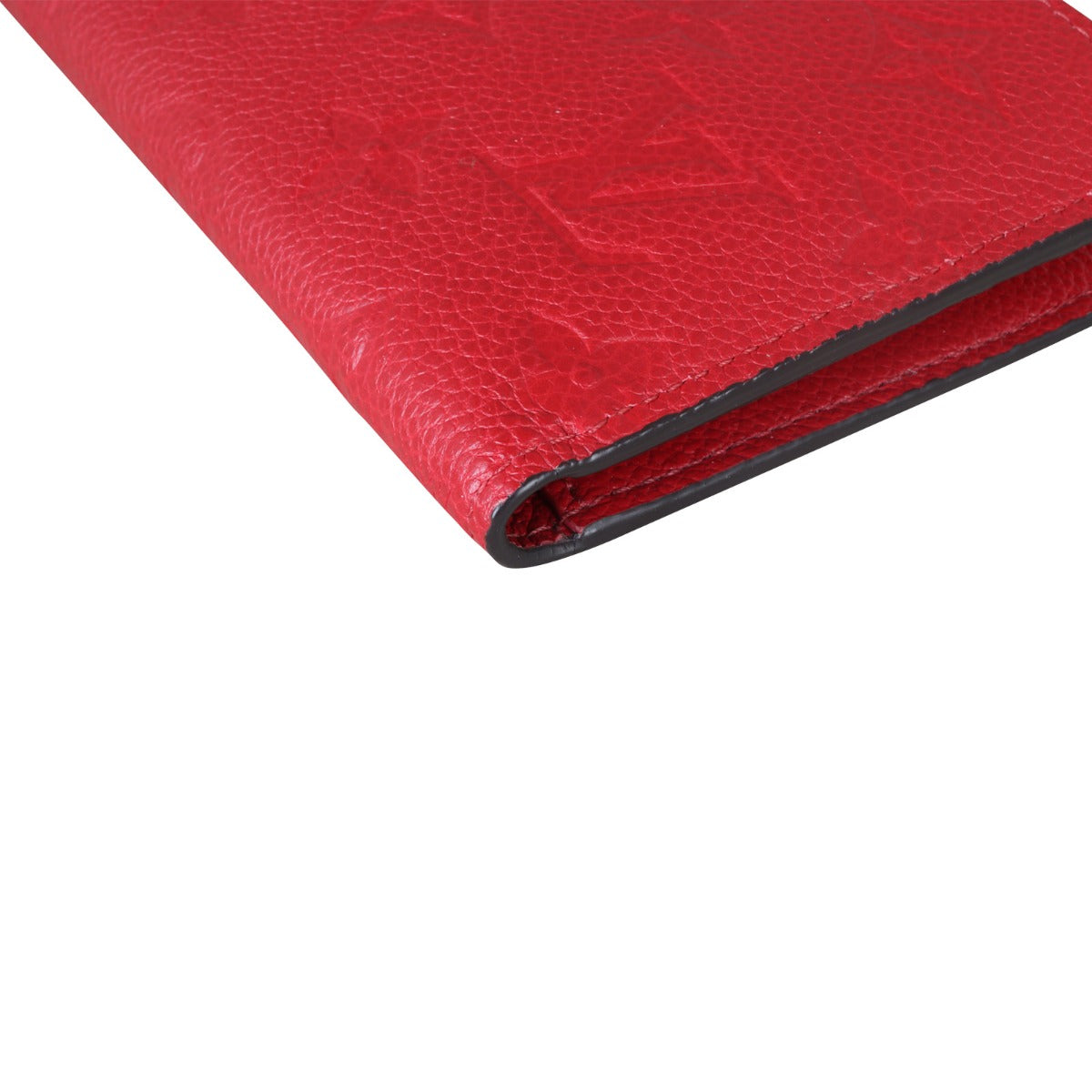 Louis Vuitton Adele Wallet Monogram Empreinte Corner Close Up