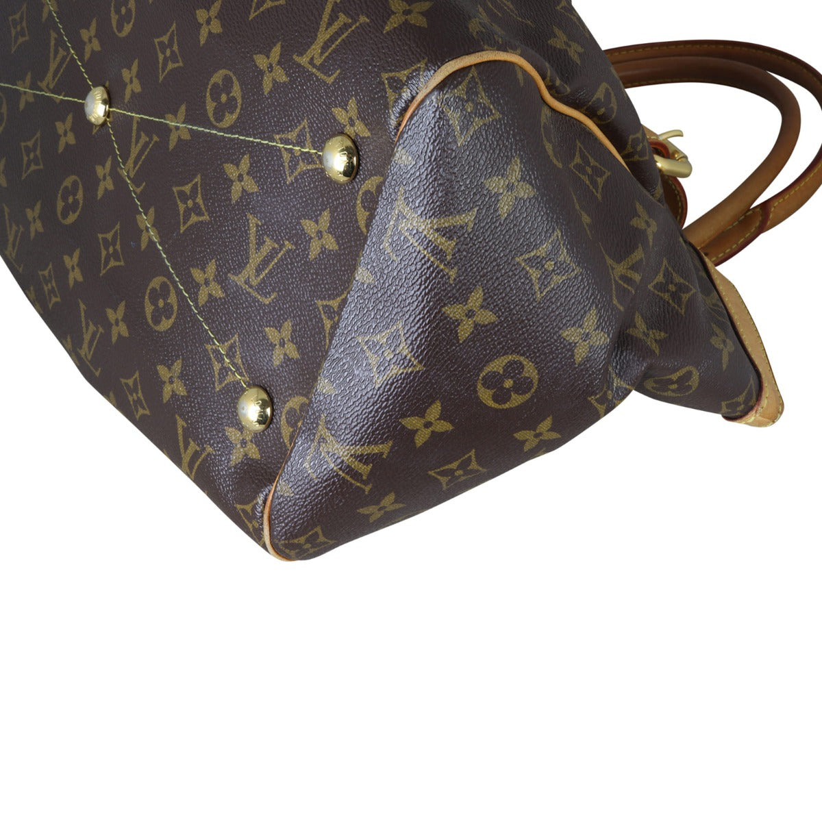 Louis Vuitton Tivoli GM Monogram Corner Close Up
