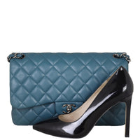 Chanel Classic Double Flap Jumbo Shoe