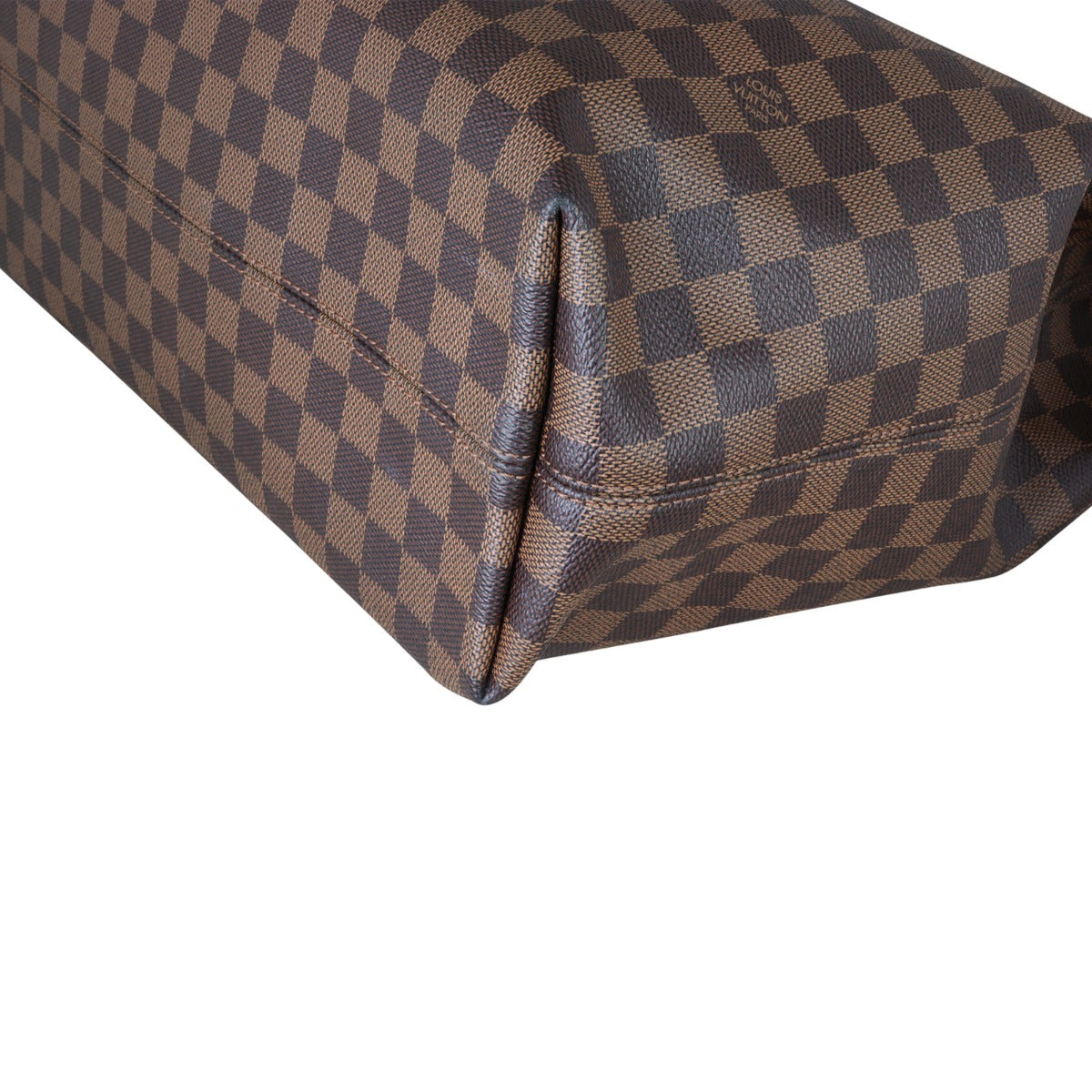 Louis Vuitton Graceful PM Damier Ebene Corner Close Up