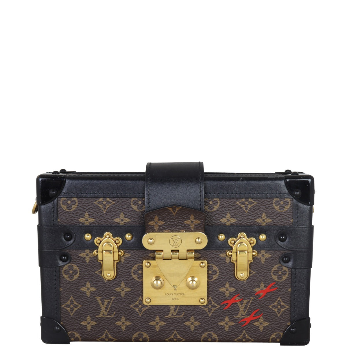 Louis Vuitton Petite Malle Monogram (different strap) Front