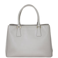 Prada Saffiano Lux Tote Medium (light grey) Base