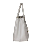 Prada Saffiano Lux Tote Medium (light grey) Side