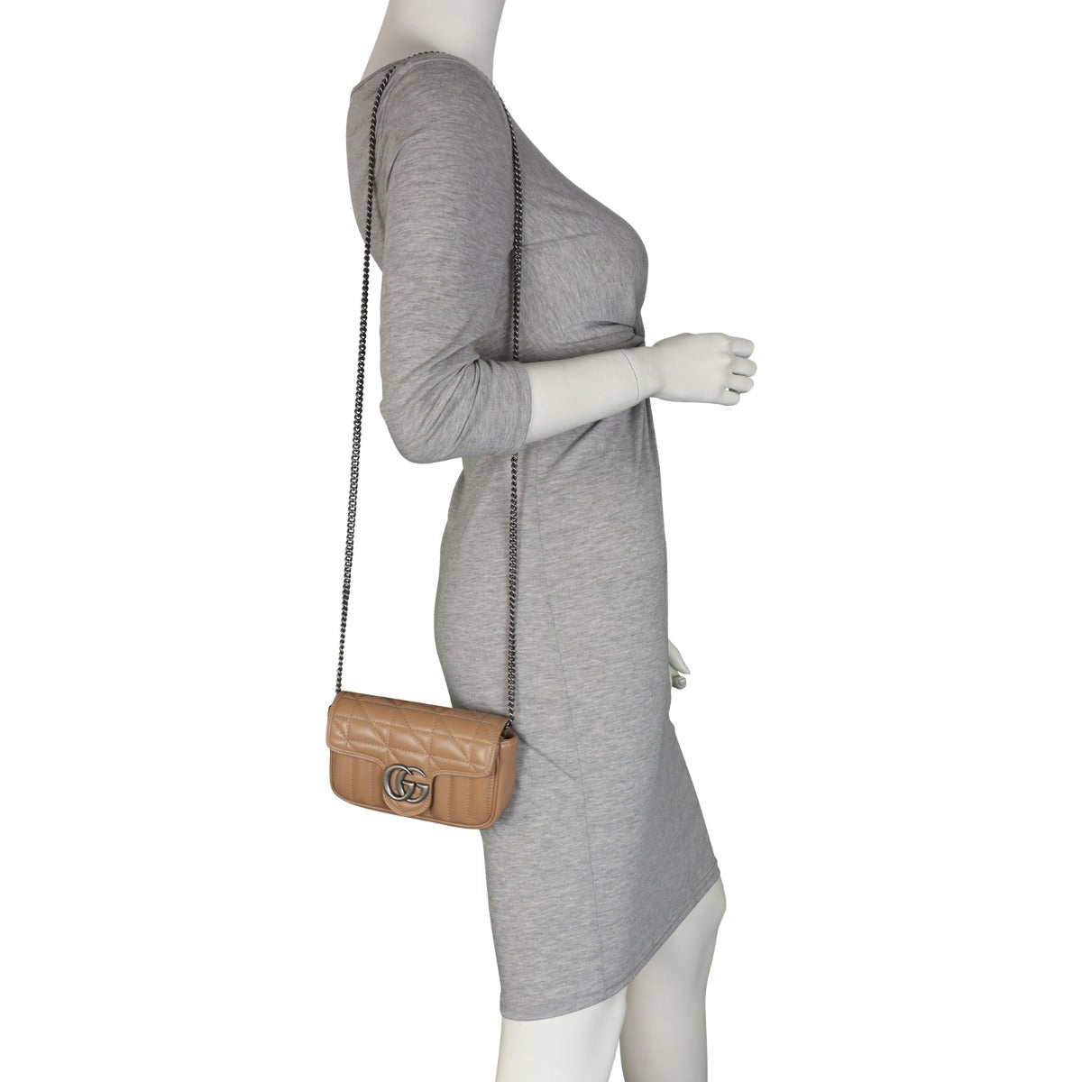 Gucci GG Marmont Super Mini Shoulder Bag Mannequin