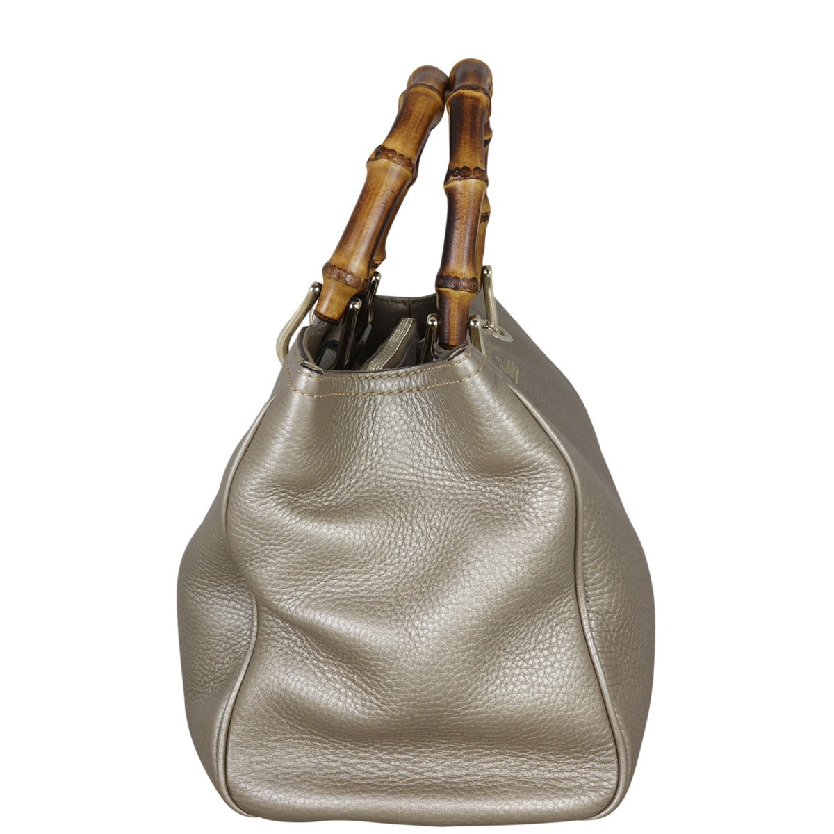 Gucci Bamboo Shopper Tote Large Side