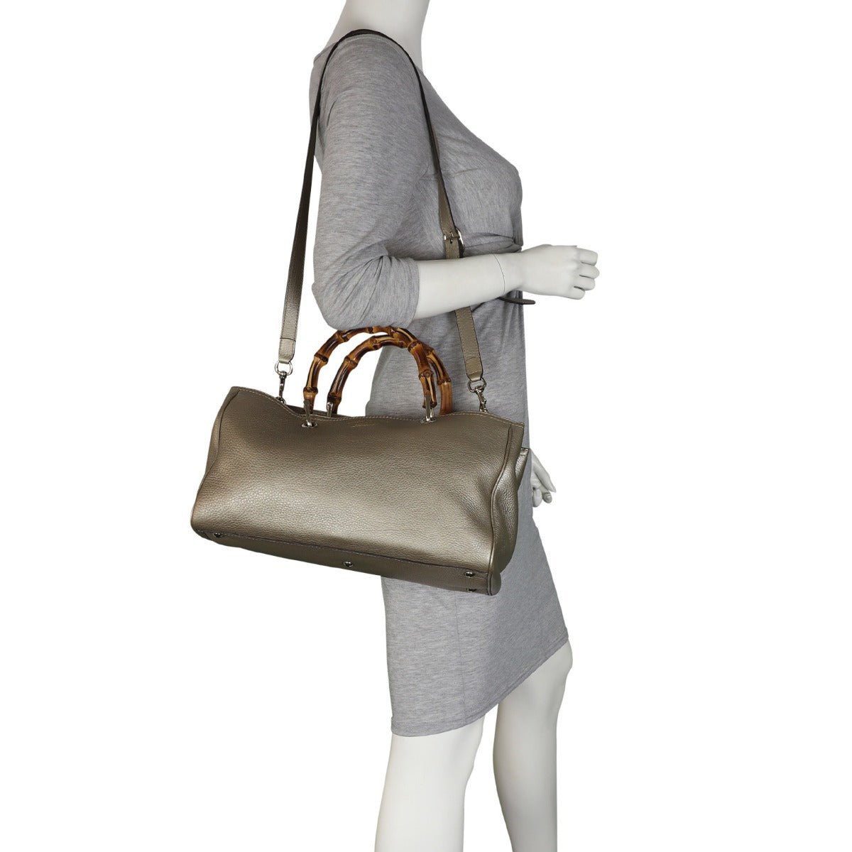Gucci Bamboo Shopper Tote Large Mannequin
