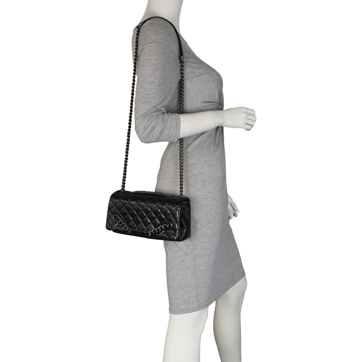 Chanel Quilted Chain Flap Bag Mannequin