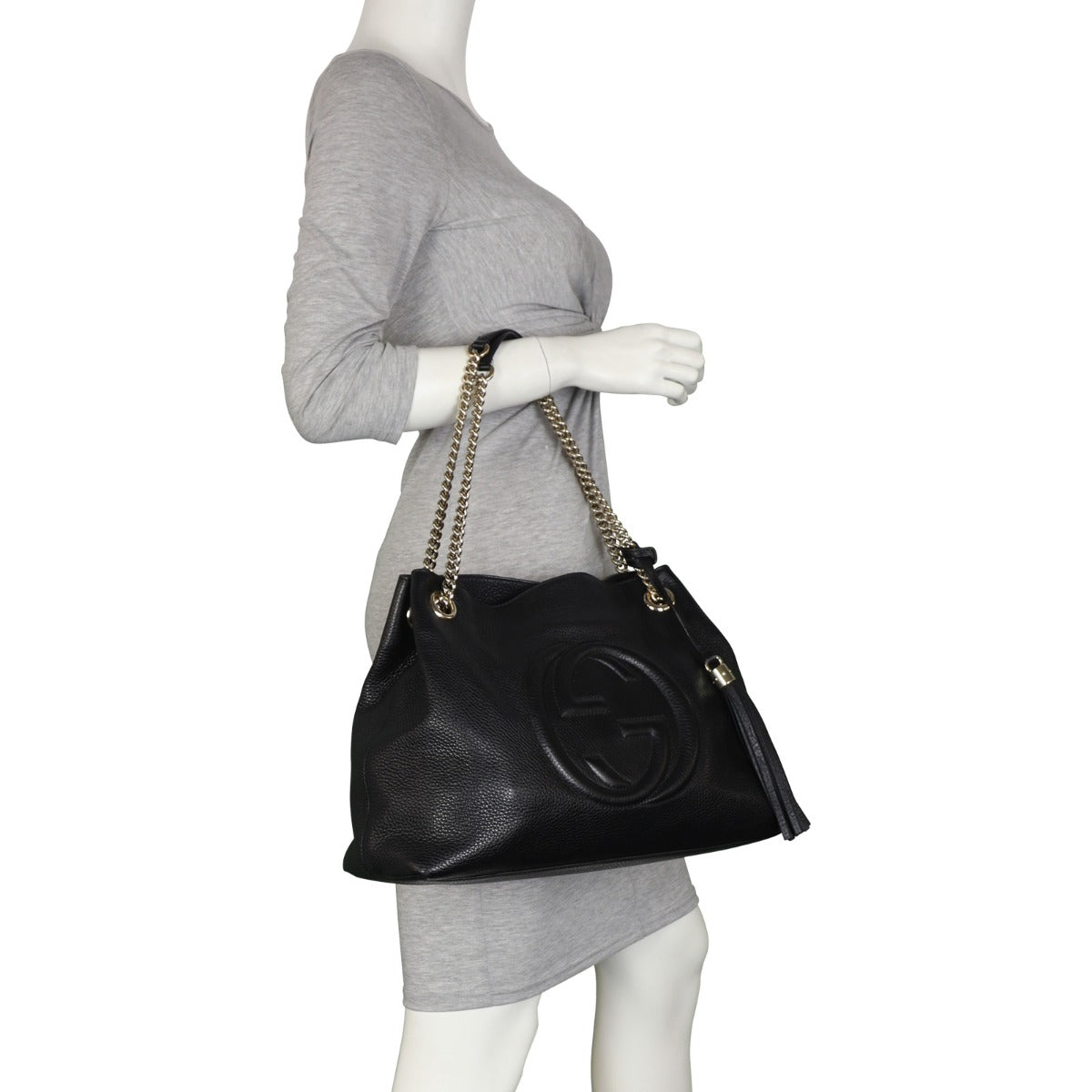 Gucci Soho Chain Shoulder Bag Medium Mannequin