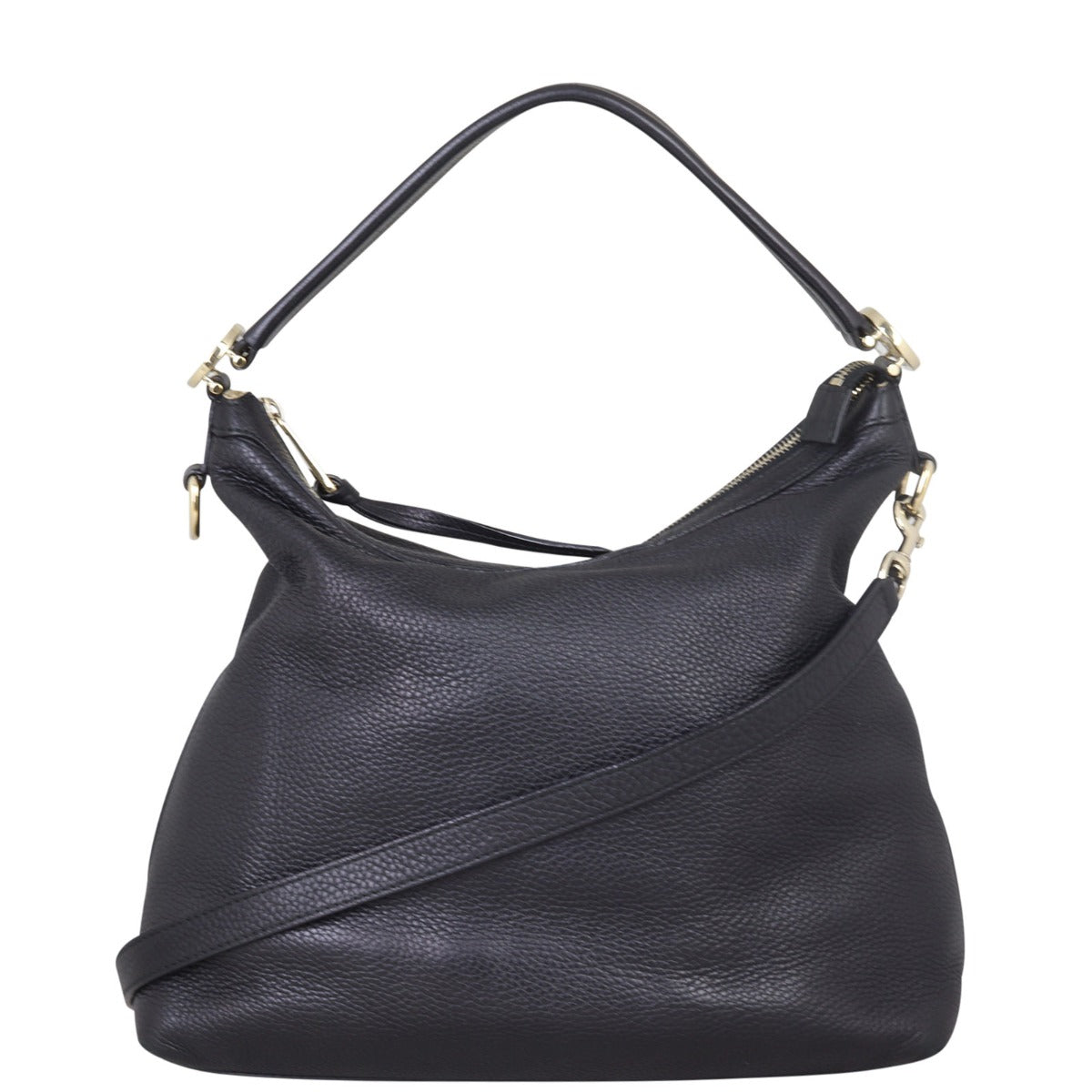 Gucci GG Twins Hobo (black) Front With Strap