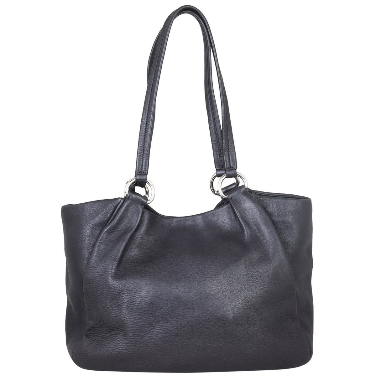 Prada Vitello Daino Shopping Tote Back