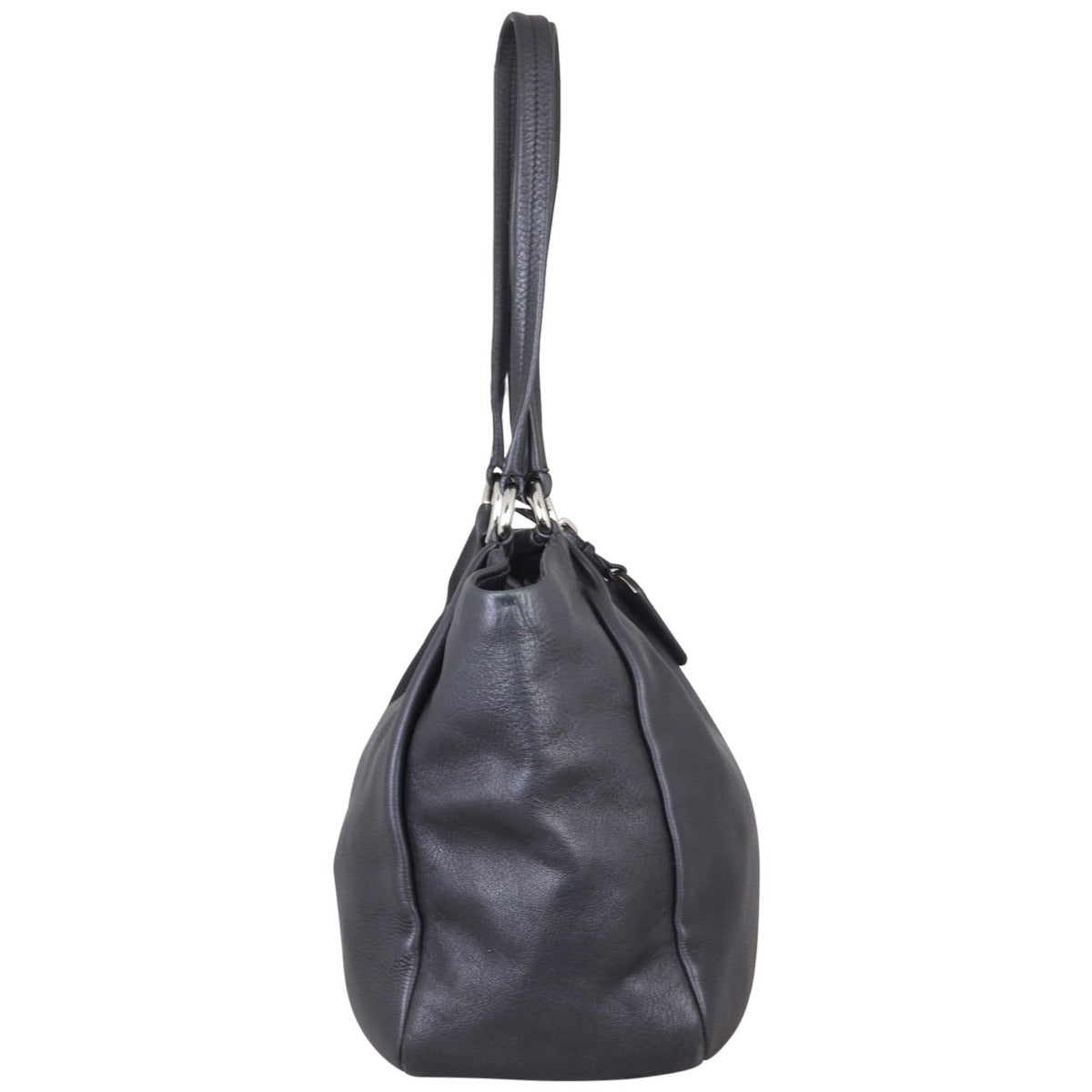 Prada Vitello Daino Shopping Tote Side