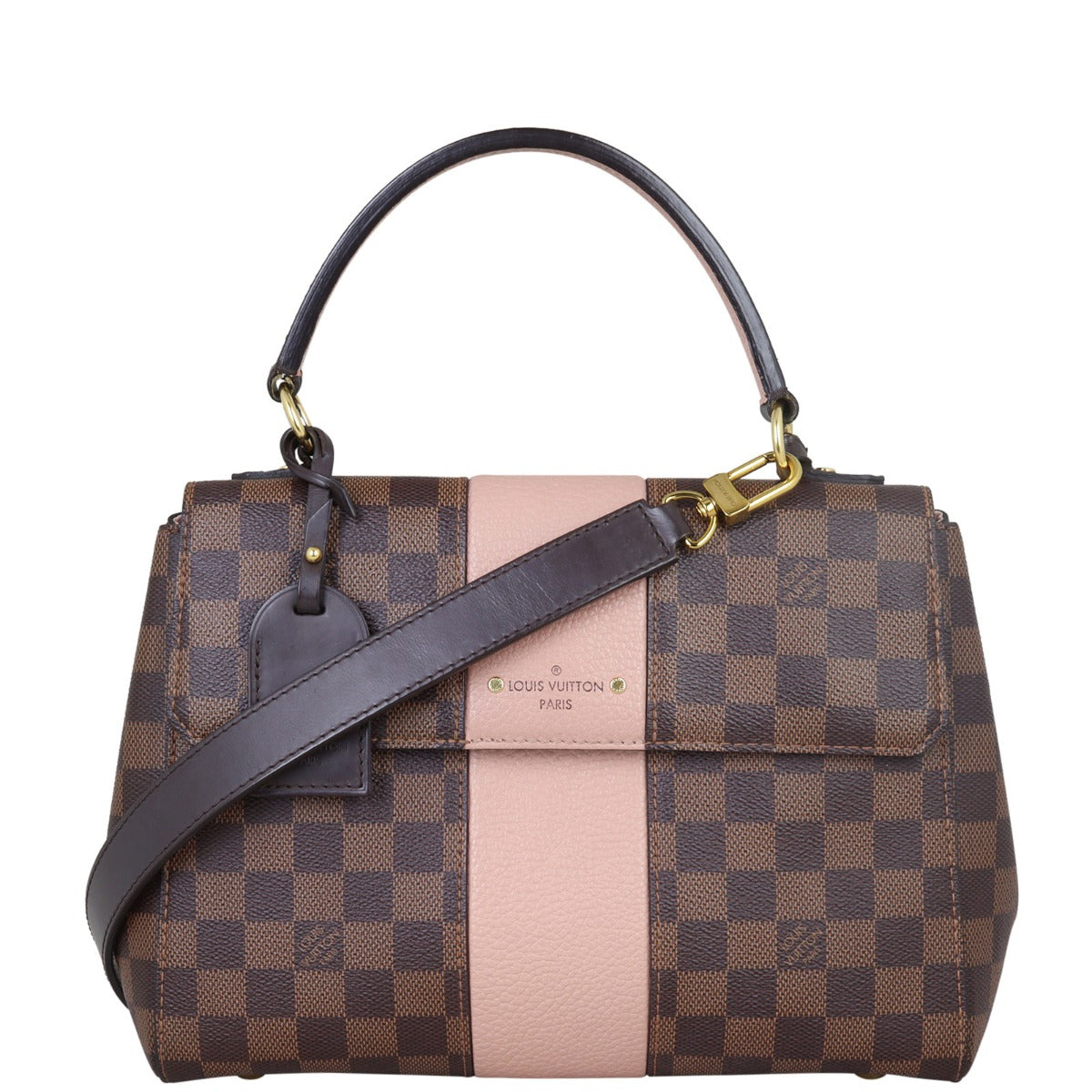 Louis Vuitton Bond Street Damier Ebene Magnolia Front With Strap